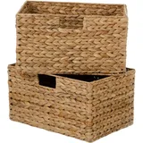 Vivanno Regalkorb Basko 36 x 26 x 20 cm beige