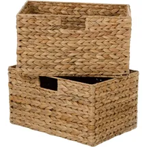 Vivanno Regalkorb Basko 36 x 26 x 20 cm beige