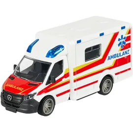 MAJORETTE Mercedes Benz Sprinter Ambulance Fertigmodell Einsatzfahrzeug Modell