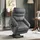 Homcom Fernsehsessel Textil 93 x 110 x 83 cm Dunkelgrau mit Massagefunktion