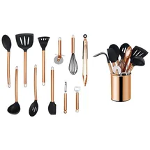 Echtwerk Küchenorganizer-Set 12-teilig braun