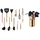 Echtwerk Küchenorganizer-Set 12-teilig braun