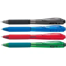 Pentel Kugelschreiber BK440 schwarz/transparent, Schreibfarbe: schwarz,