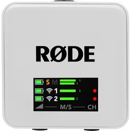 RØDE Microphones Wireless GO (Gen 3) White, digital Mikrofonsystem, 2-Kanal, drahtlos