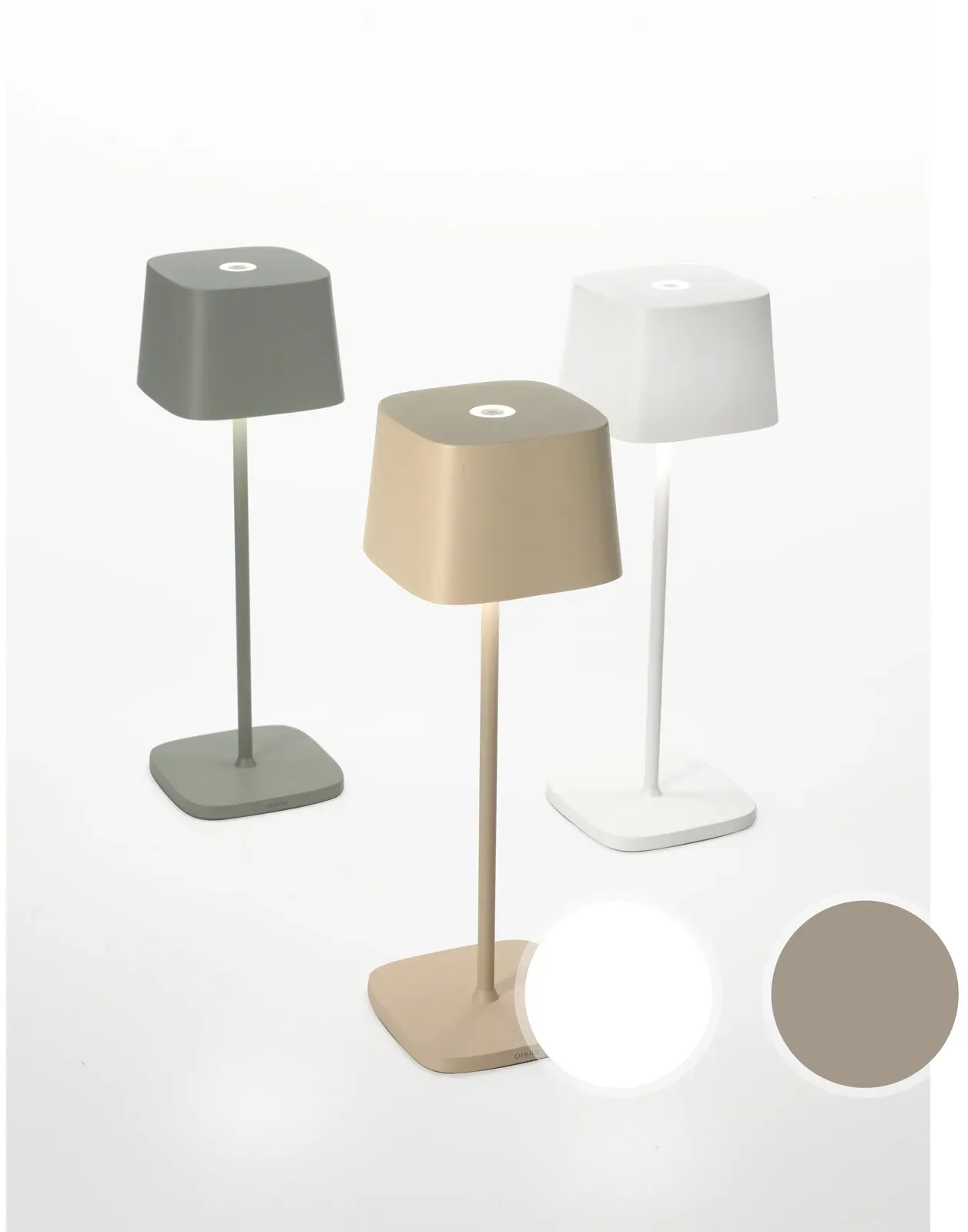 Zafferano »Ofelia Pro« LED-Tischleuchte dimmbar rost