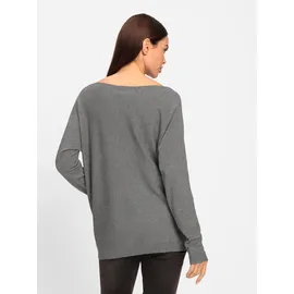 Heine Strickpullover grau 40