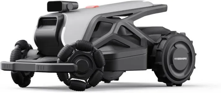AirSeekers TRON SE KI-Rasenmäher | Erster 300°-KI-Vision Mulchmäher der Welt, ohne Begrenzungskabel, 1800 m2 Flächenabdeckung, bis zu 65° Steigung, RTK-Kartierung, App-Steuerung, IPX6 wasserdicht