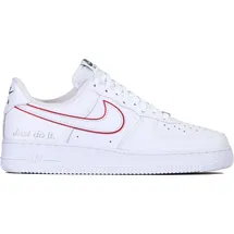 Nike Air Force 1 Low Just Do It weiß feuerrot DQ0791100 - Weiß