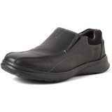 CLARKS Herren Cotrell Slipper, Schwarz Black Oily Lea, 44 EU