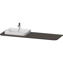 Duravit Happy D.2 Plus 160x55cm, m 1 AS, Beck. li, Nussb geb.