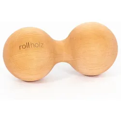 Duoball Doppelkugel Erle 7 cm Faszientraining Handmade in Germany - ROLLHOLZ EINHEITSGRÖSSE