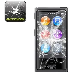 2x Panzerfolie für iPod Nano 7 ANTI-SCHOCK Displayschutzfolie Schutzfolie KLAR