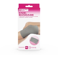 HARO-MC Kniebandage Haro sports Knie-Bandage für Sport, Alltag, für Damen und Herren, stabilisierend XL - 45 cm - 50 cm