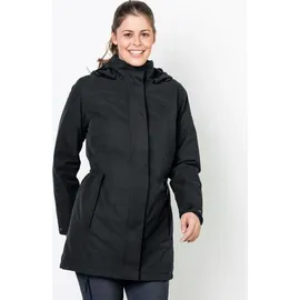 Jack Wolfskin Madison Avenue Coat Mantel, Grau (phantom), S