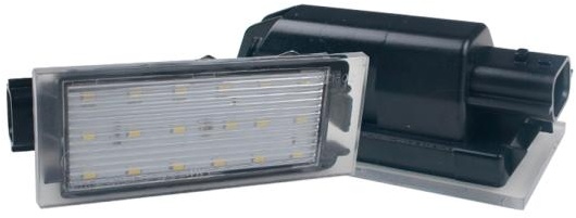 Led Kennzeichenbeleuchtung  für Renault Twingo II 2007- Xenon Weiß