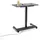 Yaasa höhenverstellbarer Schreibtisch elektrisch schmal, 91x51 cm, Schwarz - Kleiner höhenverstellbarer Stehpult,