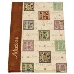 Adressbuch A6 Florentiner Alphabet 15301 11x15.5cm