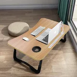A3A ACADGQ Laptoptisch, Laptop Betttisch Klappbar, Notebook Tisch Mit 4 USB Lade