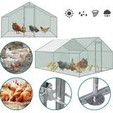Yakimz Hühnerstall - 3x6x2m - Hasenstall Tiergehege Freilaufgeheg