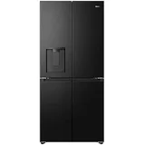 HAIER HCR58S18CWMB Cube 83 French Door Kühlgefrierkombination (523 l, C, 1850 mm hoch, Schwarz)