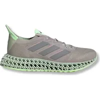 Adidas 4DFWD 3 Laufschuhe - Putty Grey / Matte Silver / Green Spark - EU 39 1/3