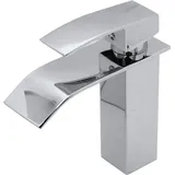 TolleTour Wasserhahn Bad Waschbecken Badarmatur Mischbatterie Wasserhahn Wasserfall