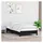 vidaXL Bettgestell 100 x 200 cm Schwarz