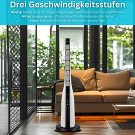 Echos Eco-121 90 cm Turmventilator Weiß