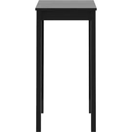 vidaXL Bartisch 55 x 55 x 107 cm Schwarz