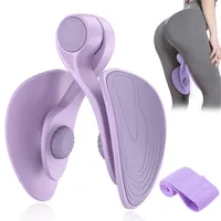 Oberschenkeltrainer 16kg Beckenboden Trainer, Beinpresse für Zuhause Kegel Beintrainer für Damen und Männer, Beckenbodentrainer für Frauen & Männer, Gesäßtrainer für Postpartale Erholung mit Band