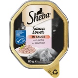 Sheba Sauce Lover mit Lachs 22 x 85 g