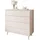 lookway Kommode Aura Kaschmir 95 x 90 x 40 cm 4-tlg. beige/silber