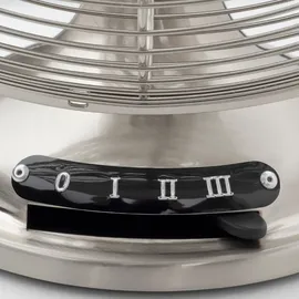 h.koenig JOE48 30 cm Tischventilator Silber