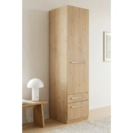 Priess Wäscheschrank Barcelona 48 x 193 x 54 cm Braun/Beige