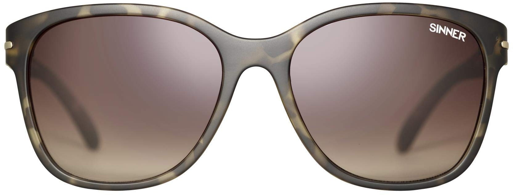 SINNER Paraiso Sonnenbrille Damen Rund - 2 Modische Farben – Modern Design - 100% UV400 Schutz – Olive/Tortoise - Einheitsgröße