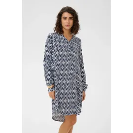Kaffe Kleid KAmarana Midikleid Blau 34