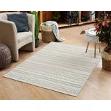DomDeco Teppich In- & Outdoor-Teppich aus Kunststoff für Innen und Außen beige|braun 120 cm x 170 cm