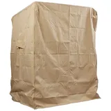WebaVita Strandkorbschutzhülle Universal 130 x 160 x 100 cm Beige