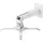 ONKRON Halterung Beamer Decke & Wand bis 10 kg, höhenverstellbar, Weiß K3A