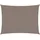 vidaXL Sonnensegel Oxford-Gewebe Rechteckig 4x6 m Taupe