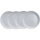 BUTLERS Frühstücksteller Ø22 cm grau 4er Set