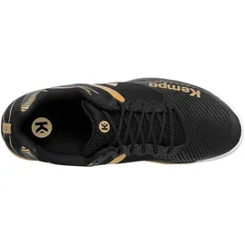 Kempa Wing 2.0 Handballschuhe schwarz/weiß/gold 40.5