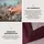 SCHIESSER Siena Gestreift Burgund 135 x 200 cm + 80 x 80 cm