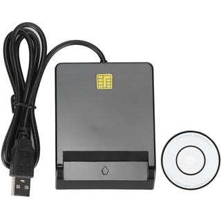 VBESTLIFE Chipkartenleser, USB2.0-SIM-Kartenleser, UnterstüTzt Digital Image Engine, ATM, IC, ID, CAC, SIM, Smartcard, Steuerkarte und Bankkarte FüR FüR