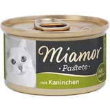 Miamor Katzen-Nassfutter Pastete Kaninch 85 g