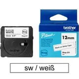 Brother Btag-231 12mm x 4m schwarz auf weiß nicht laminiert