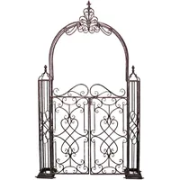 Garden Pleasure Rosenbogen Towada 150 x 245 cm Schwarz