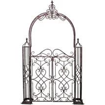 Garden Pleasure Rosenbogen Towada 150 x 245 cm Schwarz
