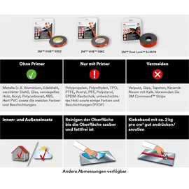 3M Doppelseitiges Klebeband 5952F 3 m x 19 mm 1 St.