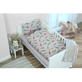 KK Baby Bettwäsche Buntstifte 100 x 135 cm 100% Baumwolle